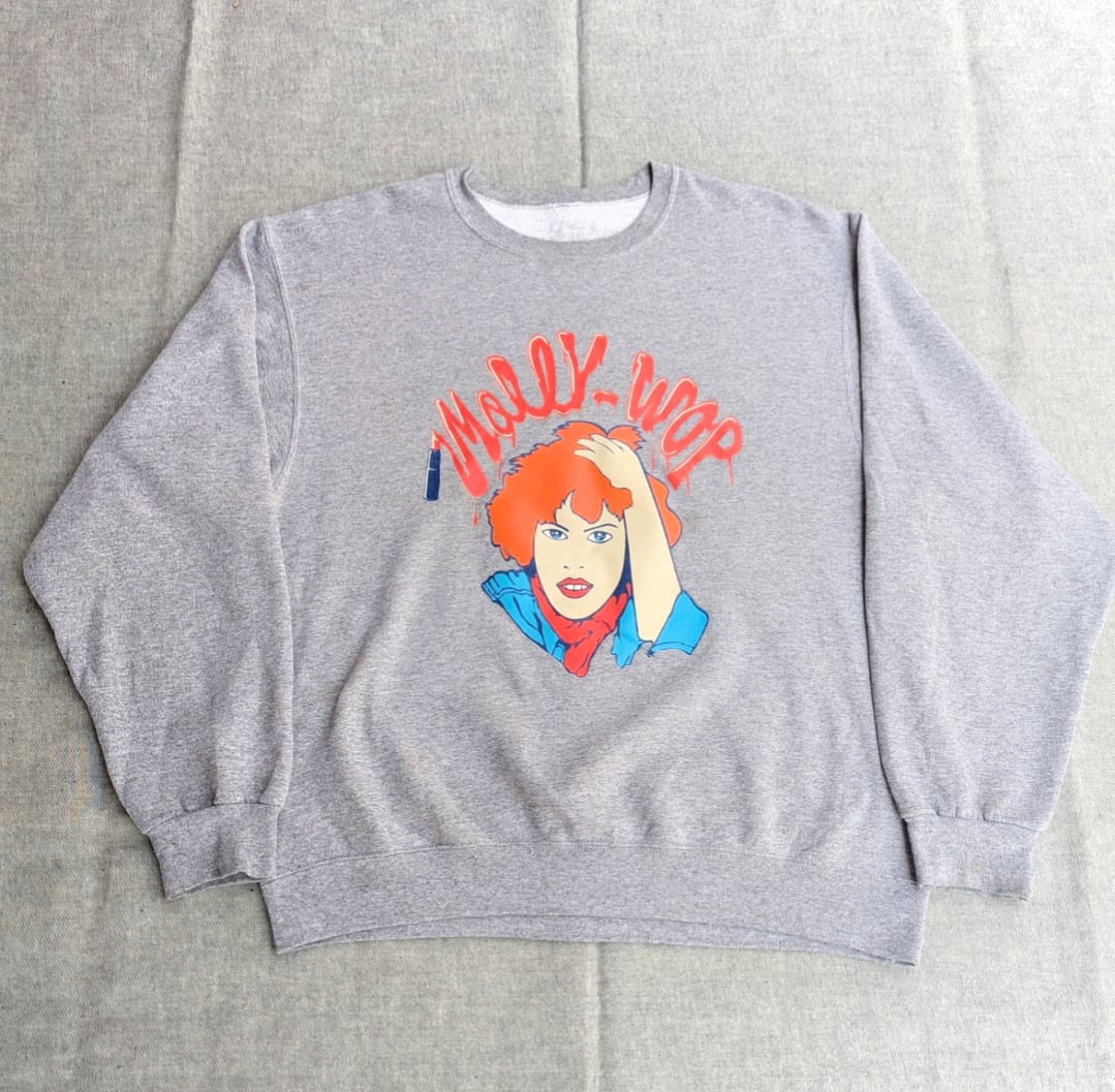 molly wop print sweat shirt 小岩店