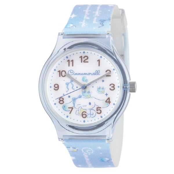 J-AXIS キャラクターウォッチ サンリオ シナモロール ライトブルー キッズ腕時計 CR2C0007-CN