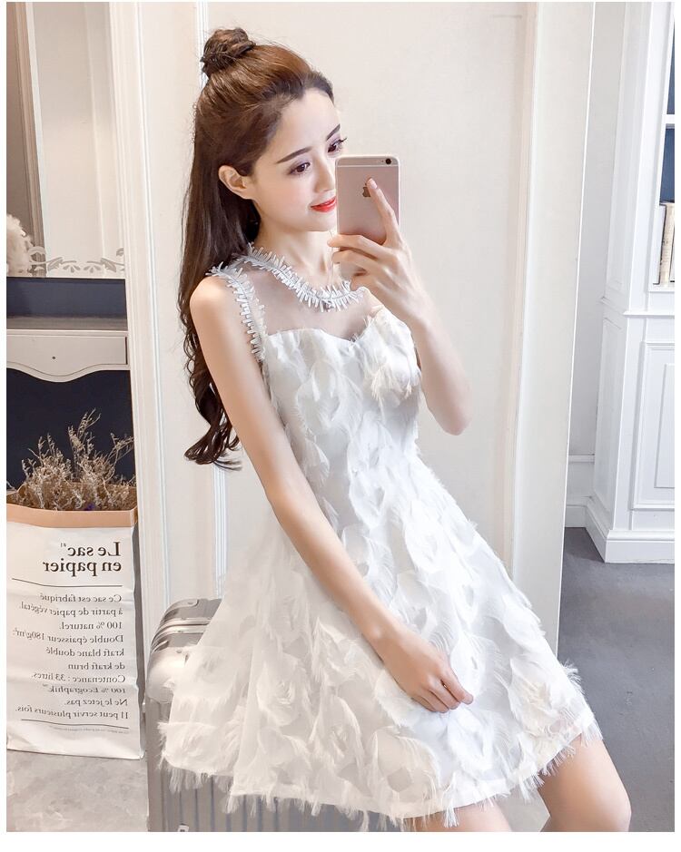 ♡様 10代 レディースファッション シースルー パーティードレス