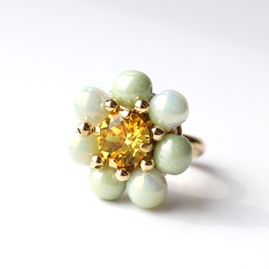 ファンタジーフラワーリング(グリーンイエロー)