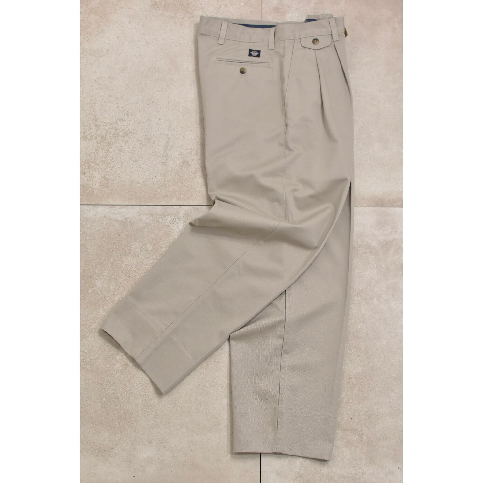 00s USA DOCKERS 2tuck slacks | 古着屋 grin days memory 【公式