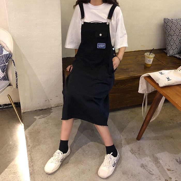 2type 双子コーデ ジャンパースカート Or オーバーオール サロペット ワンピース ゆったり Qrea Style プチプラ 韓国ファッション