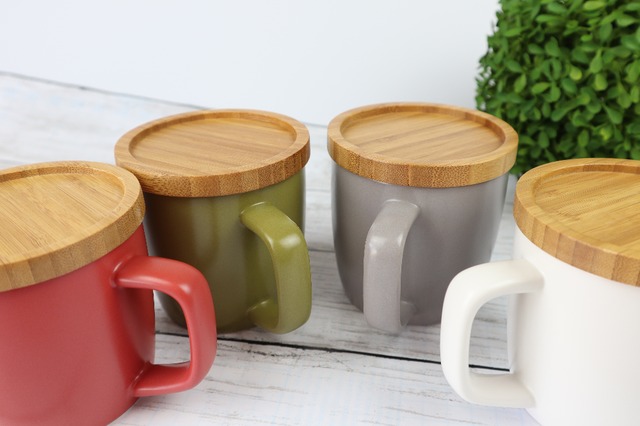 【美濃焼】スリードットの大きなマグカップ