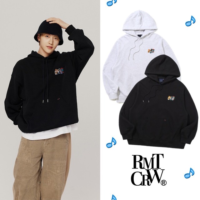 ★ZEROBASEONE  ソクマシュー 着用！！【RMTCRW】OUT FONT LOGO HOODIE - 2COLOR