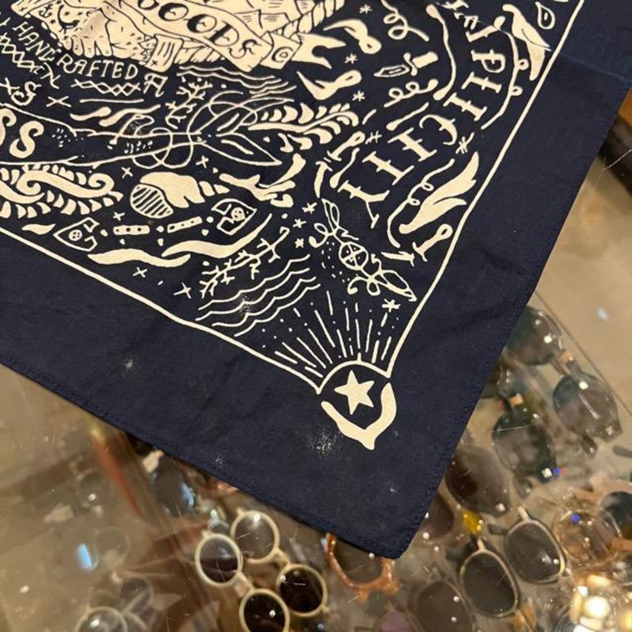 TOPANGA accessory One-wash cotton bandana sailing, available in two colors