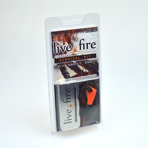 Bush Craft Inc ブッシュクラフト Live Fire Gear ライブファイヤー(Live Fire) オリジナル サバイバルキット  火おこし