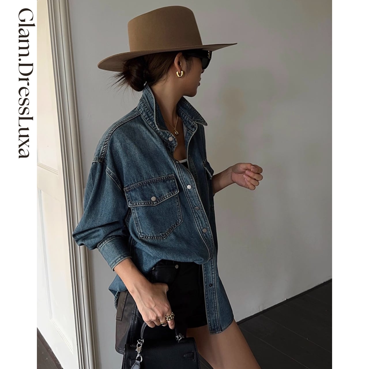 Oversized Denim Jacket_K24