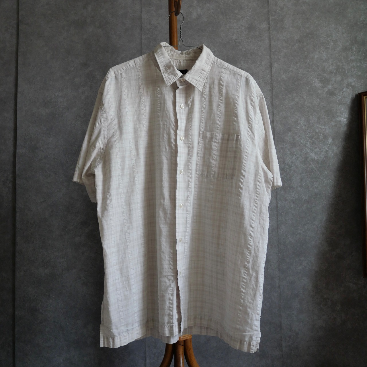 00s VAN HEUSEN punching short sleeve shirts