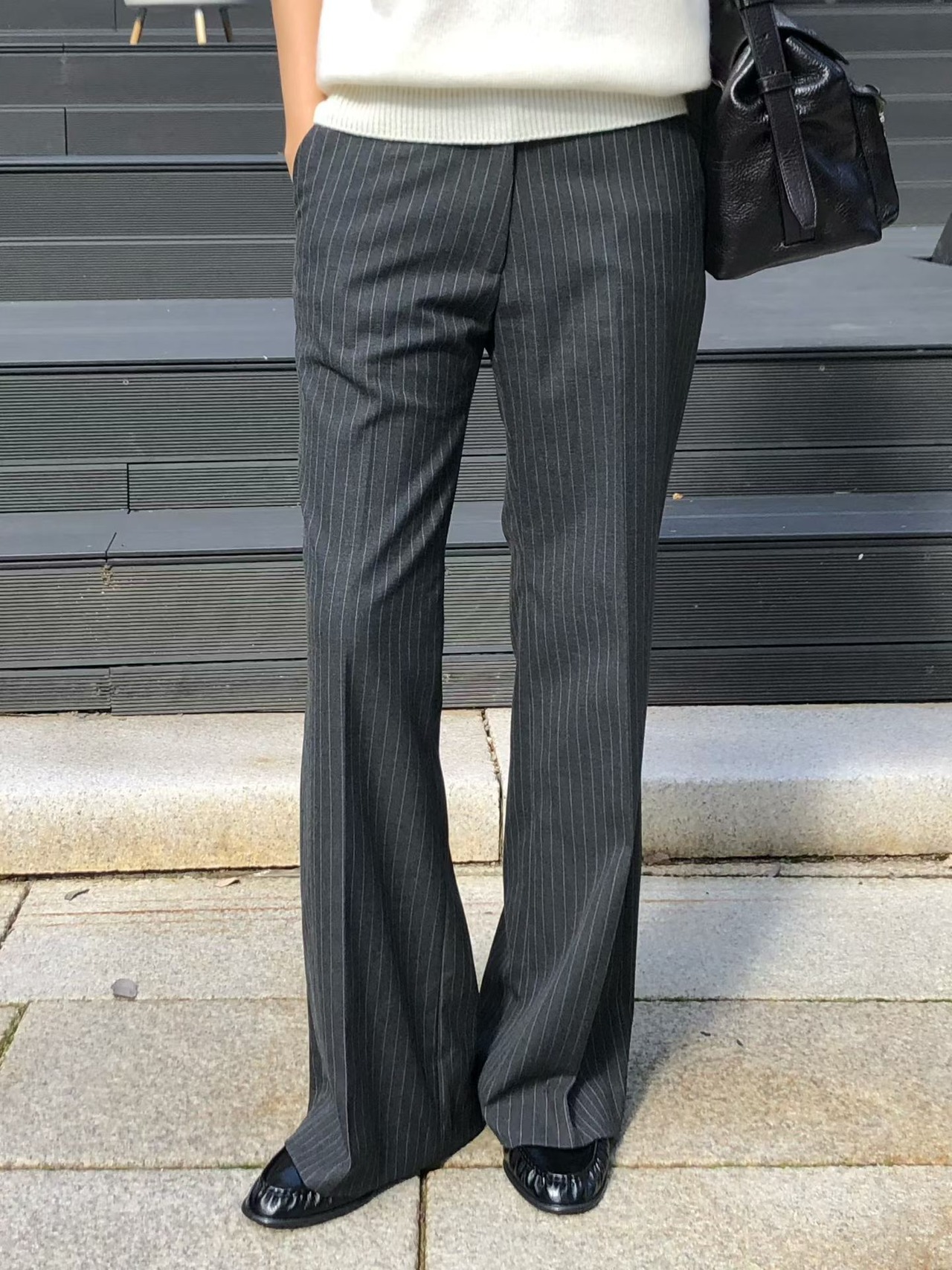 (予約) verveine / Lina pinstripe slacks 2color