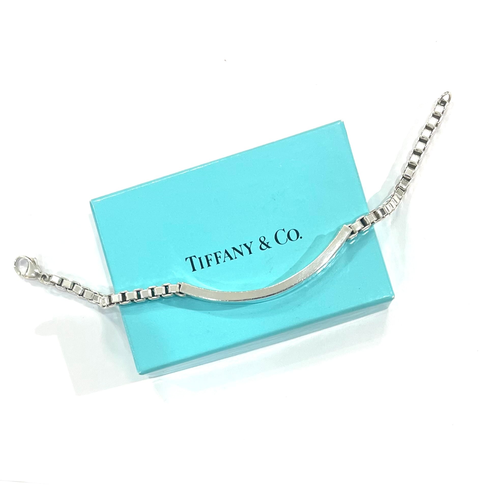 TIFFANY&CO.】2778 名作。ティファニー ID ベネチアンチェーン