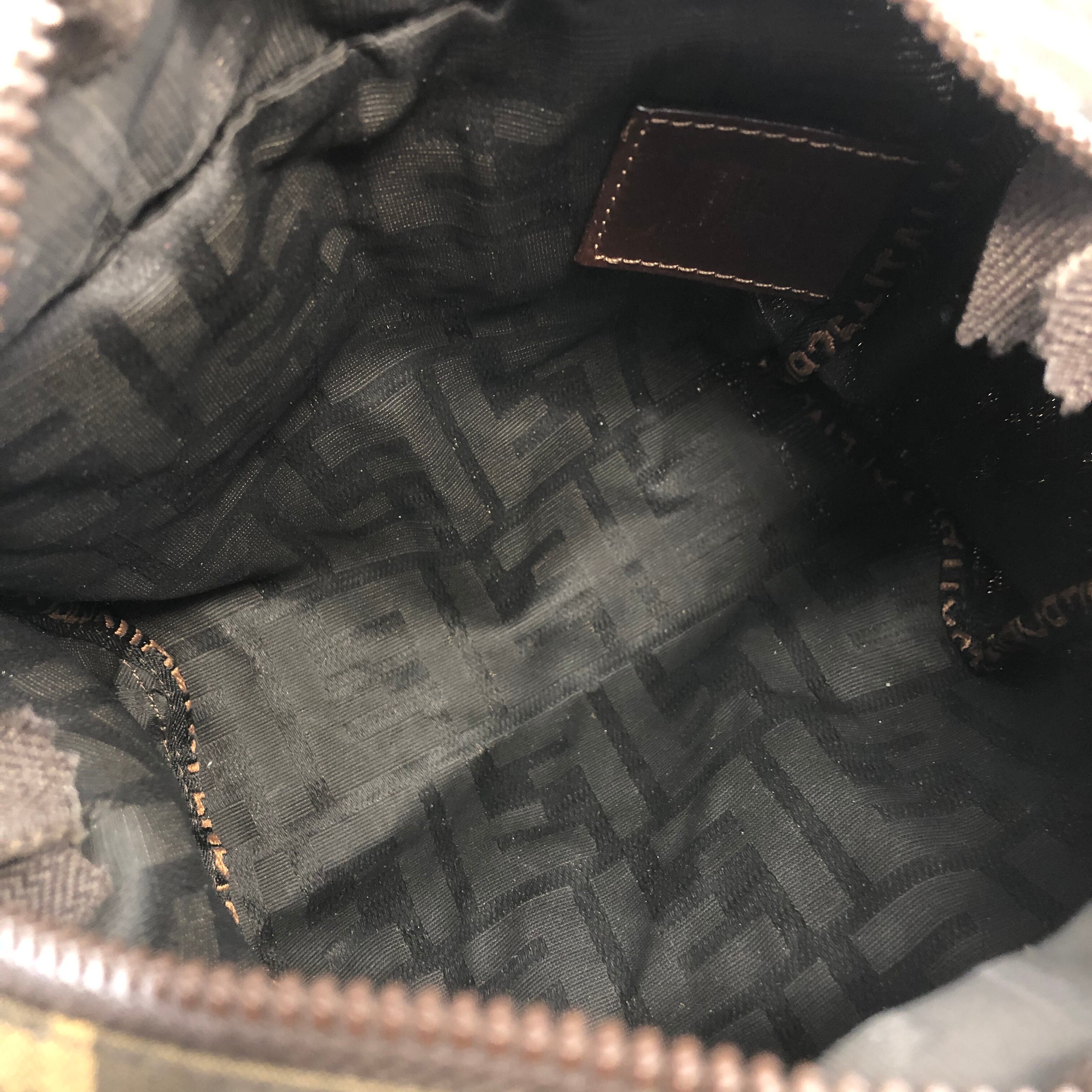 FENDI フェンディ ロゴ ハンドバッグ ブラウン ミニバッグ vintage