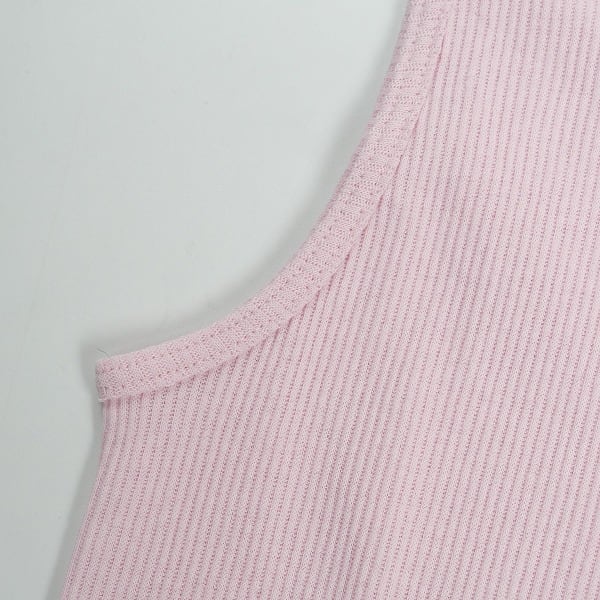 クロムハーツ タンクトップ　ピンク　S CHROME HEARTS クロム・ハーツ ×DEADLY DOLL RIB TANKTOP PINK タンク