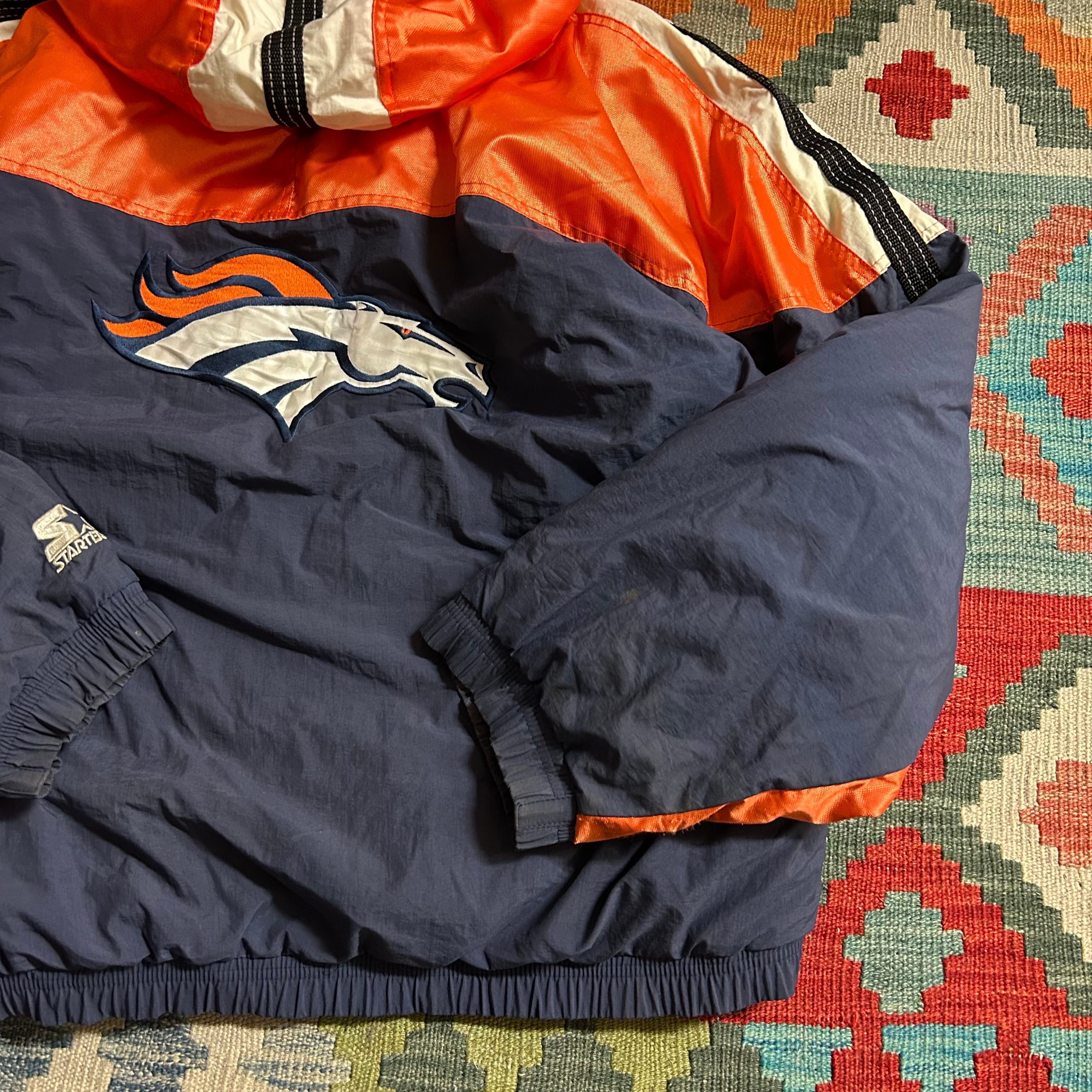 00s STARTER NFL PRO LINE デンバー・ブロンコスナイロンジャケット