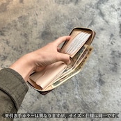 【限定商品】ビルフォールド ラウンドジップ ラティーゴ(ブラウン)