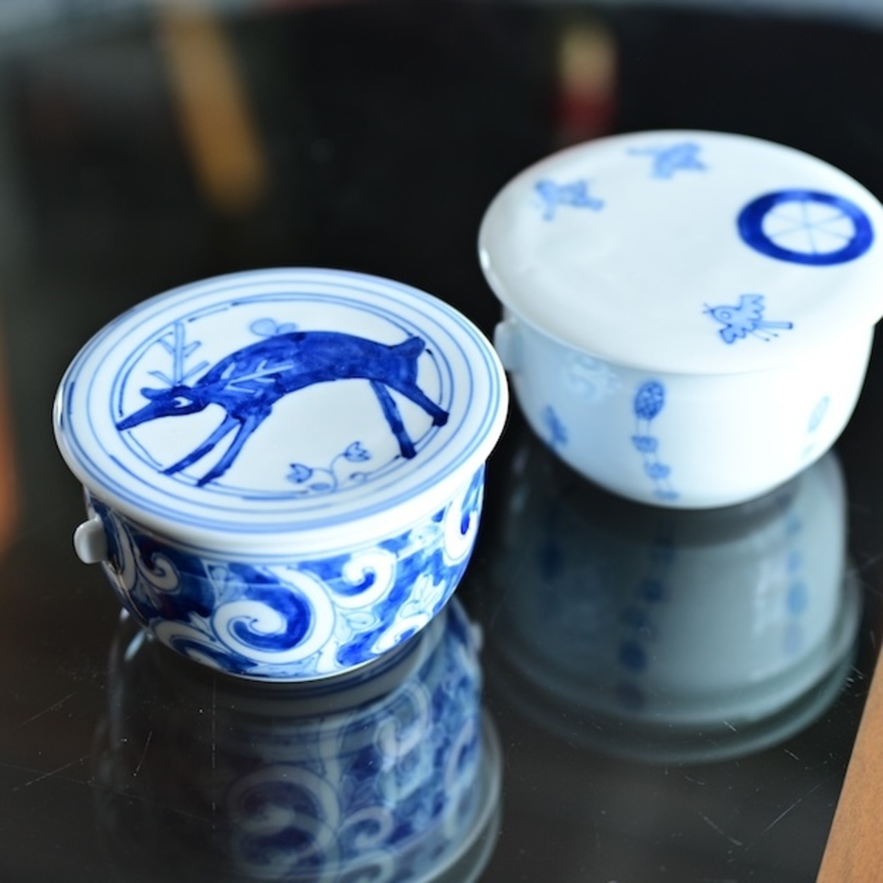 吉岡将弐　【蔵出し市】No.17 蓋物耳付き/ Syoji Yoshioka – Lidded Vessel with Handles［2104130011566］