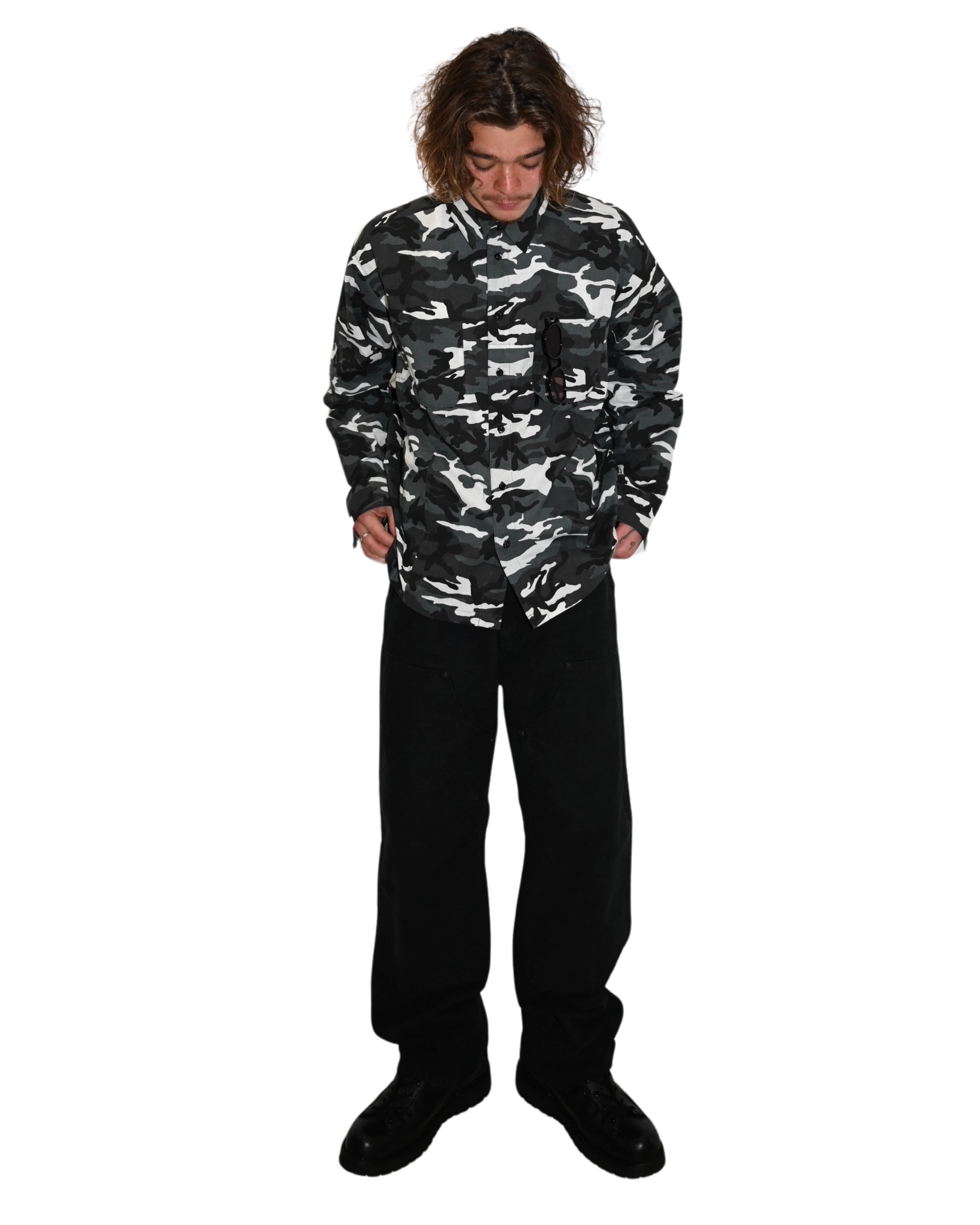 MH029 Work Pants BLACK | MIYAGIHIDETAKA