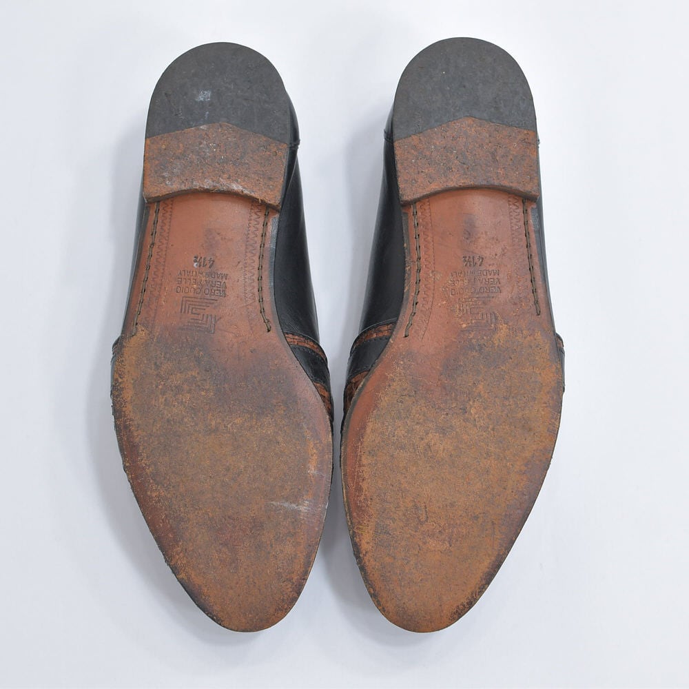 【希少デザイン】大塚製靴 本革 編み込み レザー スリッポン ローファー 編み込み 風 レザー スリッポン メンズ ローファー｜imac