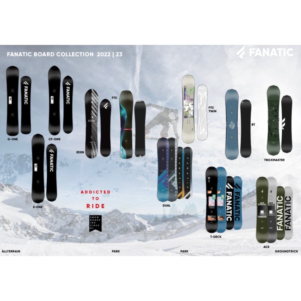 22-23 FANATIC TRICKMASTER スノーボード ファナティック トリック  