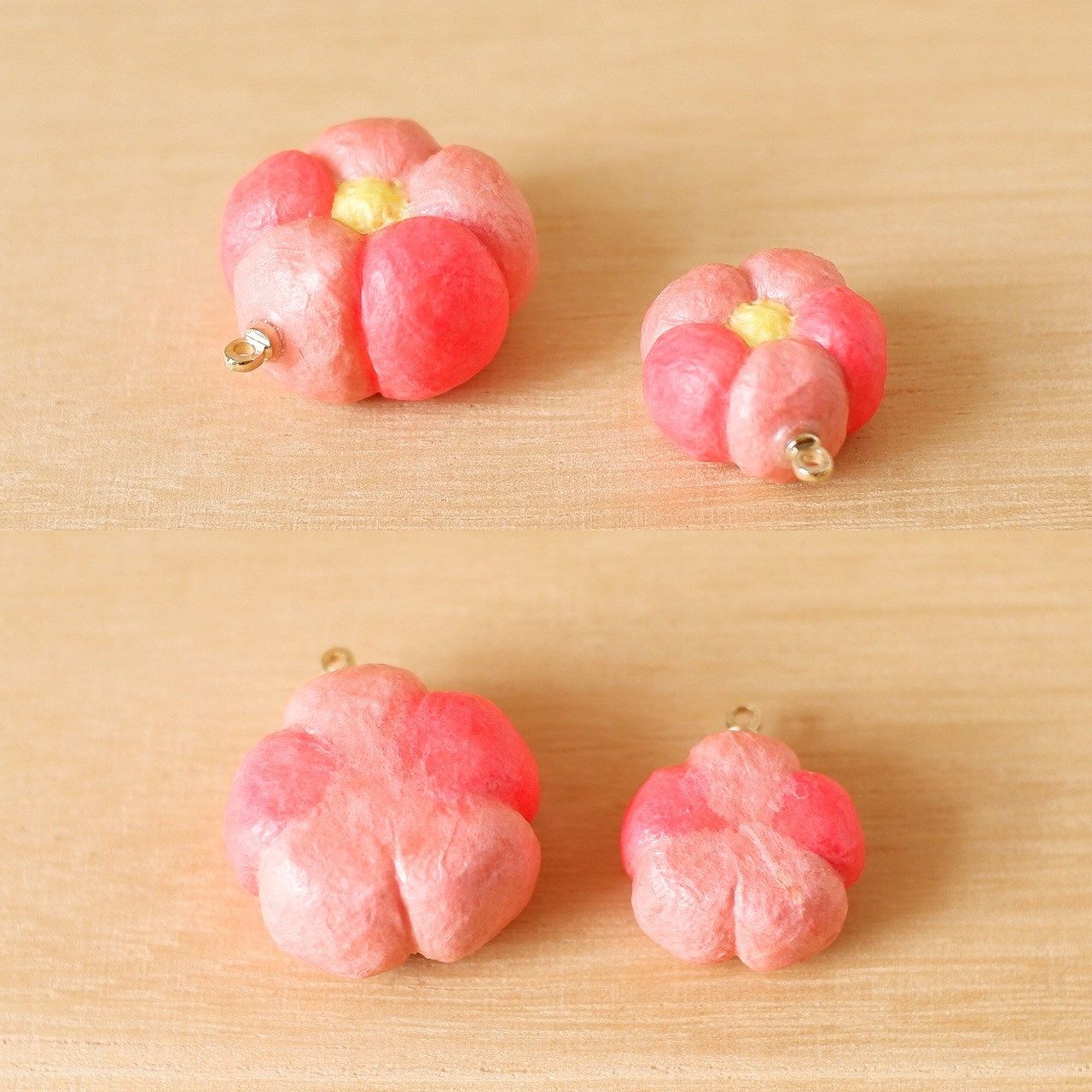 和紙小物/アクセサリー『練り切り 梅』