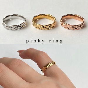 ピンキー クロスカット リング MR0114
