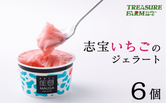 志宝いちごジェラート  6個入