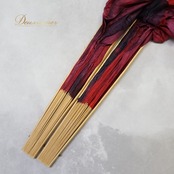 ベリーダンス 小物 まとめ売り 5点セット ファンベール ベール レッド系 カラフル ダンス小物 ダンス用 鮮やか 赤 黒 黄 金 グラデーション 民族舞踏 セット売り 小道具 ゴールド系 パープル系 イエロー系 オレンジ系 ブラック系