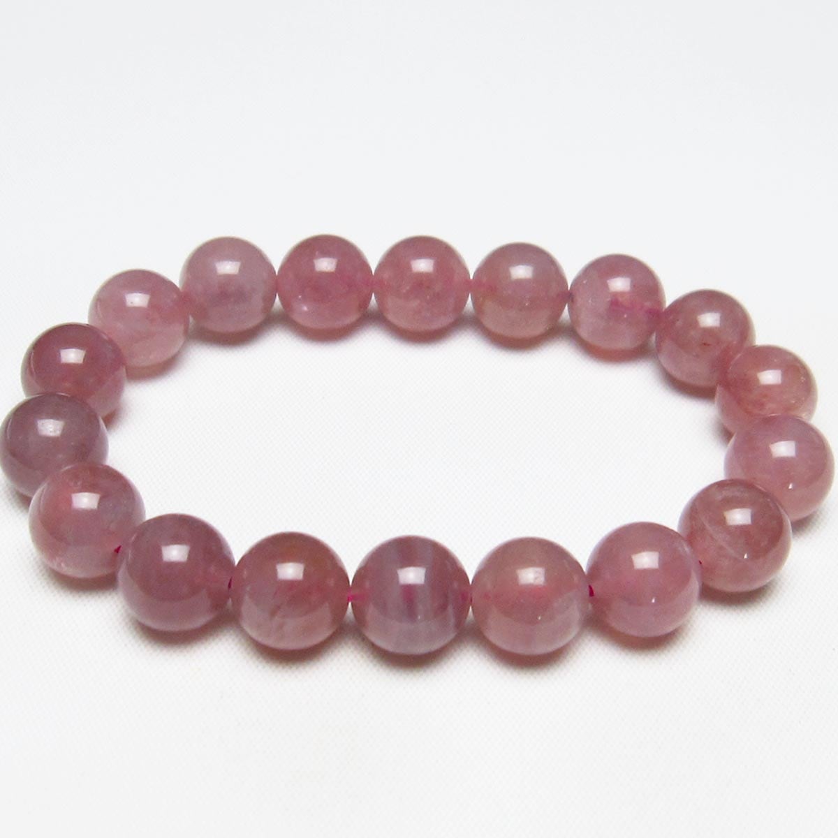 ローズクォーツ ブレスレット 11mm 一点物 メール便可 [M便 1/10] 111-36779