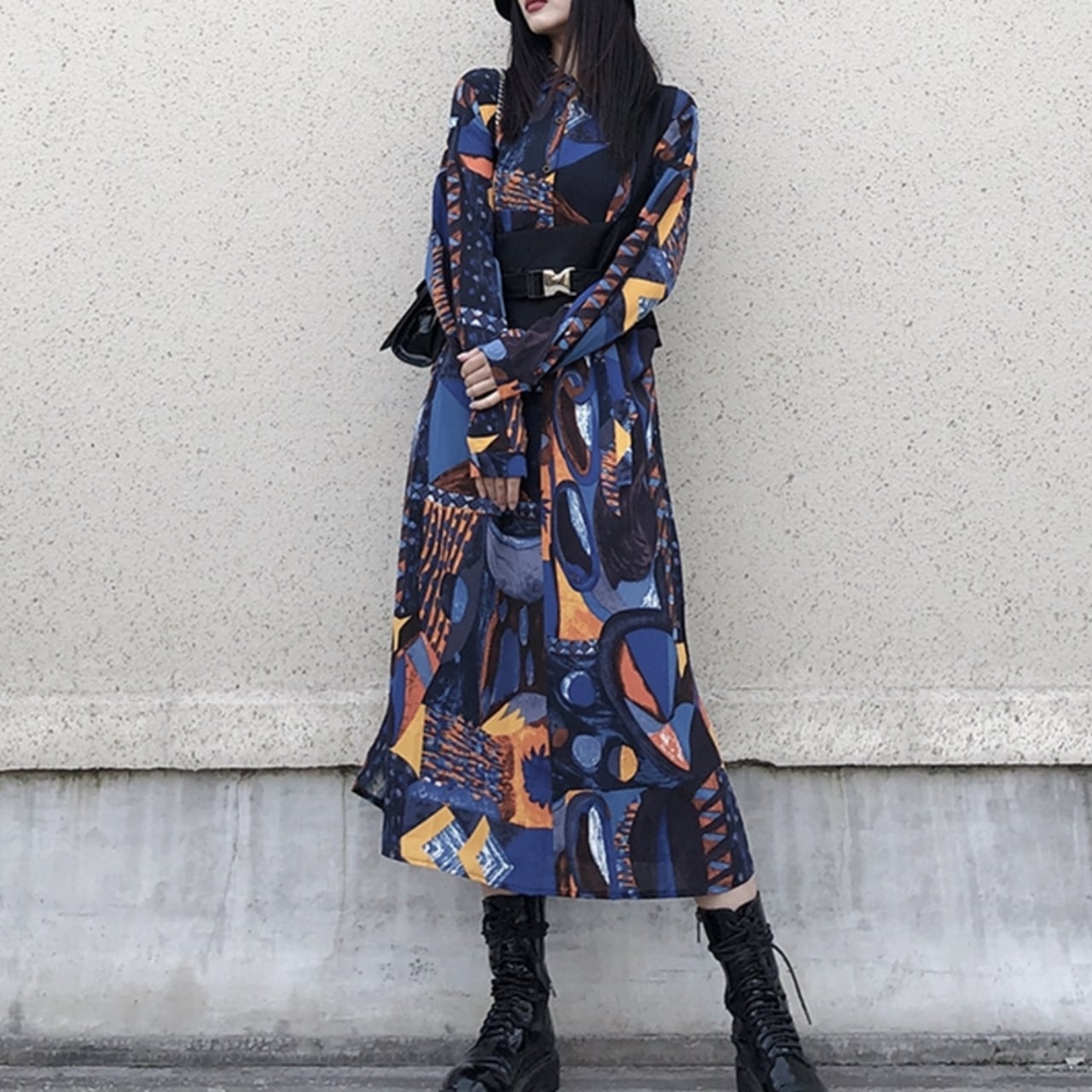 Maxi Shirt Dress 00983