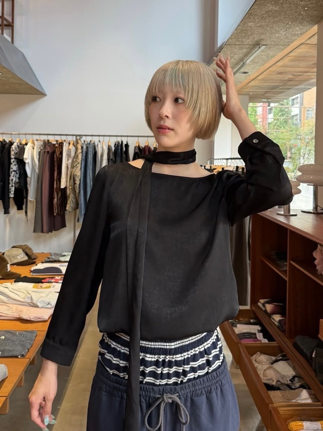 【26AW】MM6 エムエムシックス / ブラウス - 1