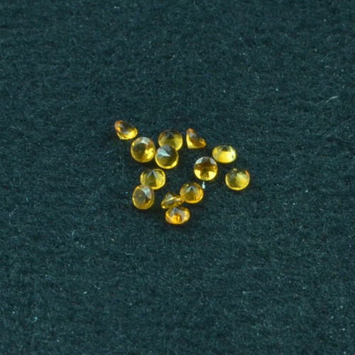 シトリン ラウンドカット 2.0mm