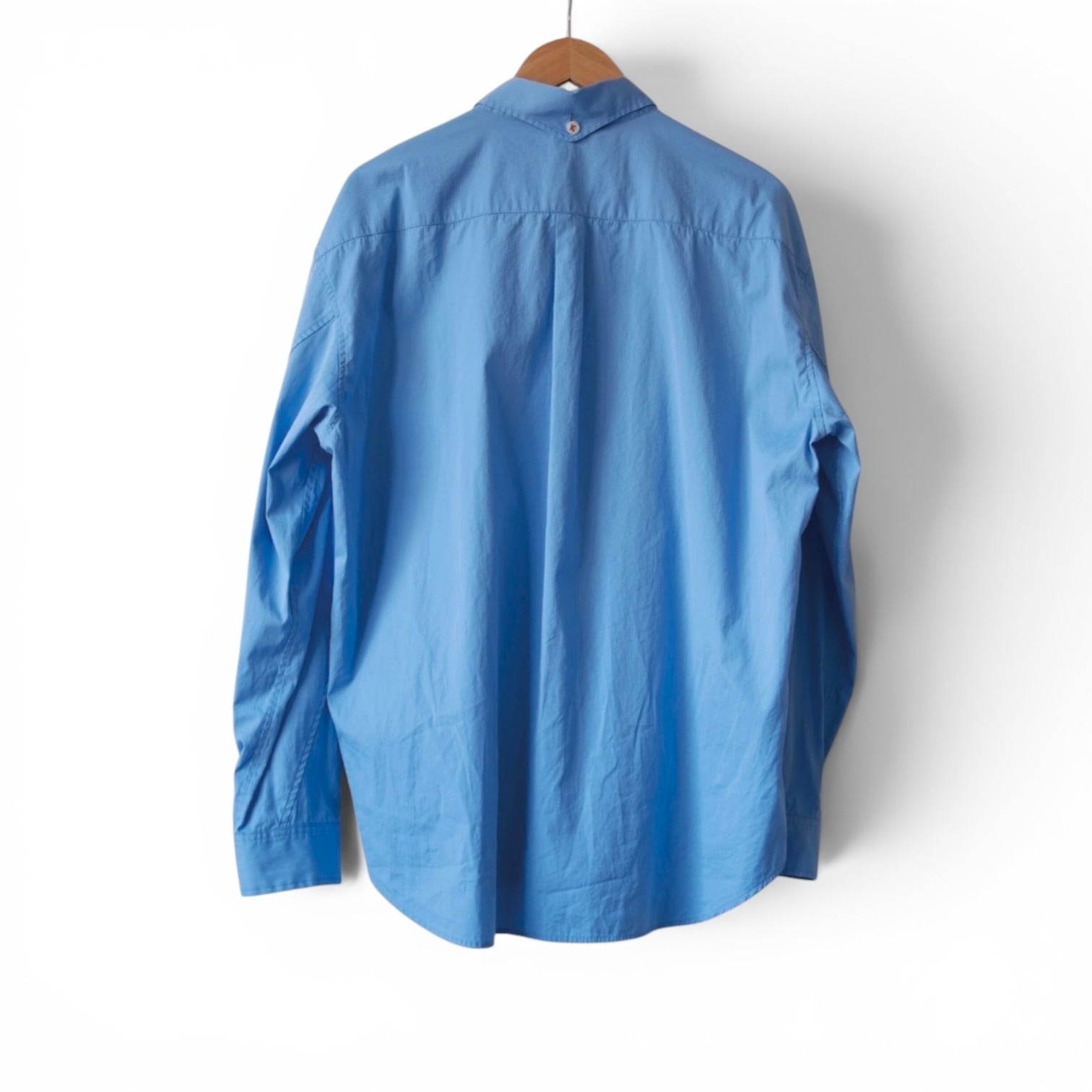 KHOKI  [WASHED COTTON  SHIRT]