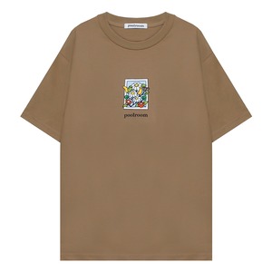 POOLROOM | IN BLOOM T-SHIRT (SAFARI GREEN)