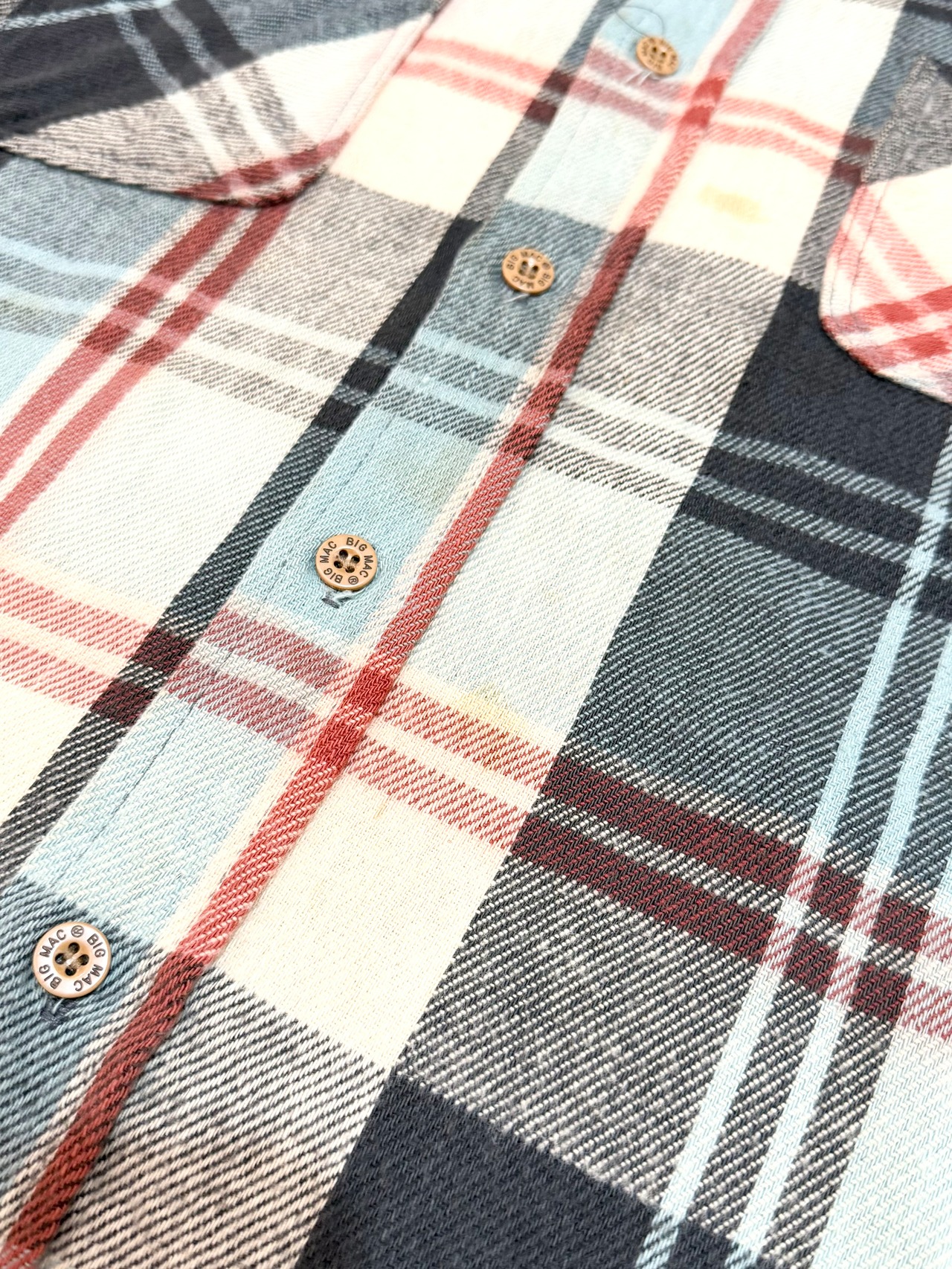 80s BIGMAC FLANNEL SHIRT MADE IN USA Size L