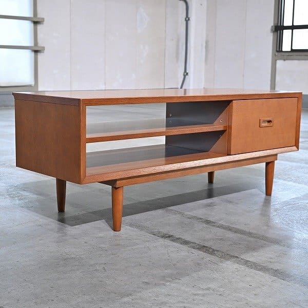 展示品 カリモク60+ 11万「ローボード1200」オーク材 テレビ台 AV機器