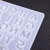 YFFSFDC シリコンモールド アルファベット 数字 レジン型 アクセサリー パーツ シリコン レジン ソフト モールド 樹脂 粘土 抜き型 英字 DIY 手作り ハンドメイド