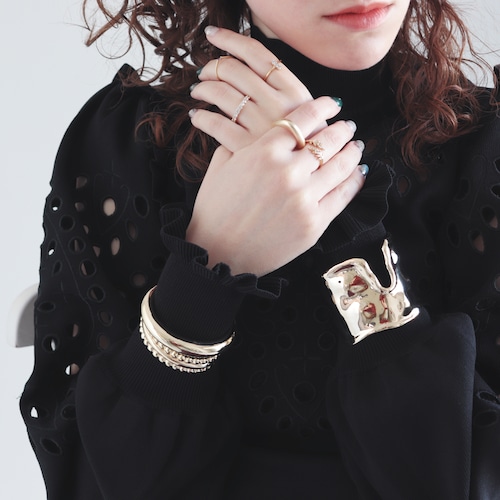 BRACELET || 【通常商品】 VOLUME BANGLE (GOLD) || 1 BRACELET || GOLD || FBB016