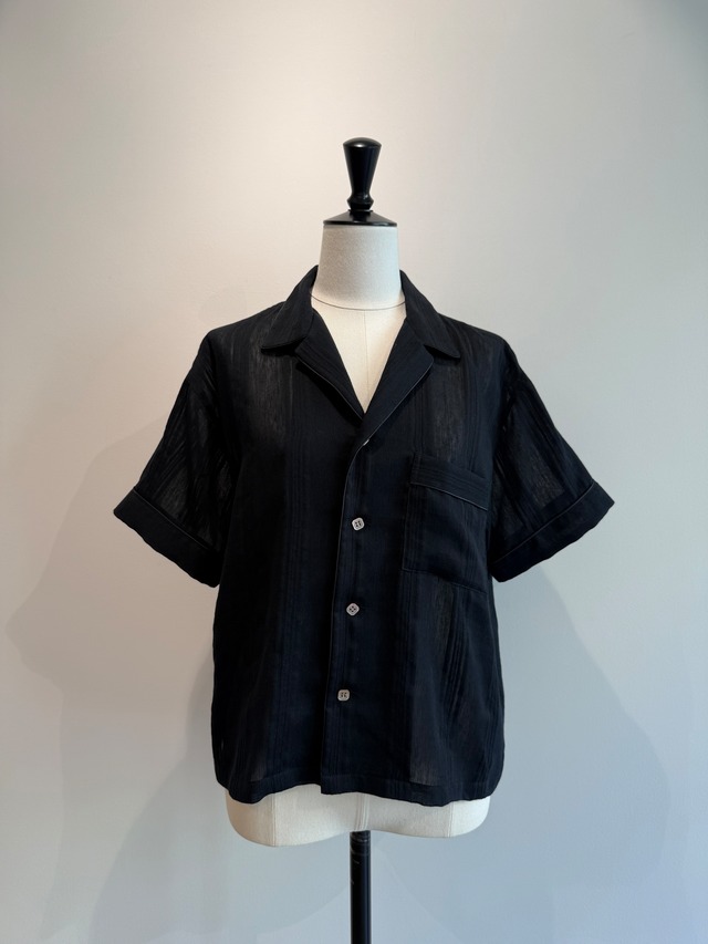 jonnlynx/JL226-SH865 striped shirt(BLACK)