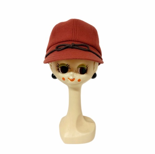 ハイクラウンウールキャップ