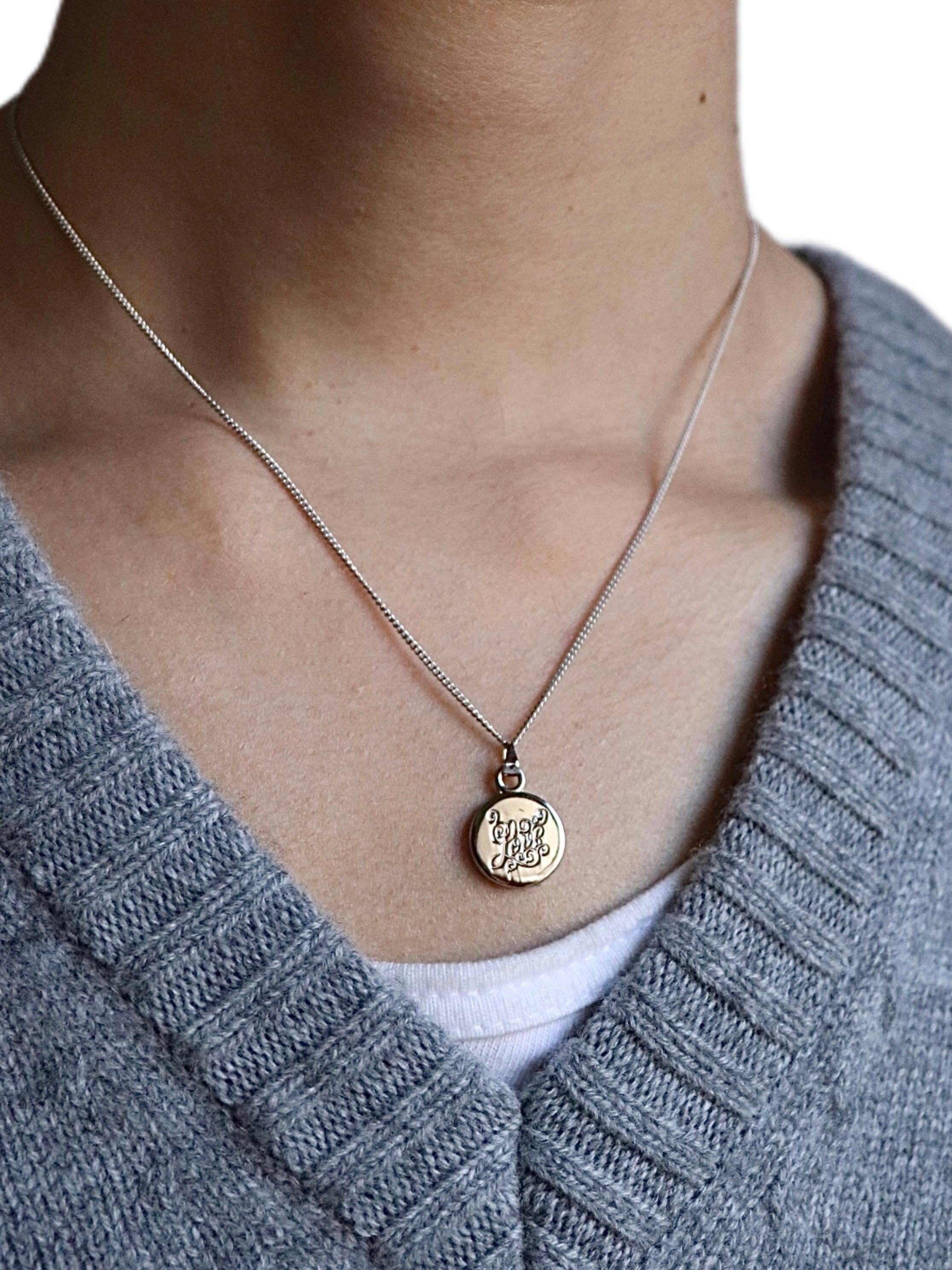 GEN IZAWA / LOVE signature necklace (silver) | TUNAGI JAPAN