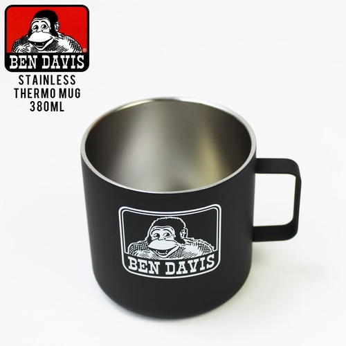 【 ben-bdz9013 】BEN DAVIS Stainless thermo mug 380ml サーモスマグ ステンレス 耐熱 レディース メンズ ストリート系 アメカジ