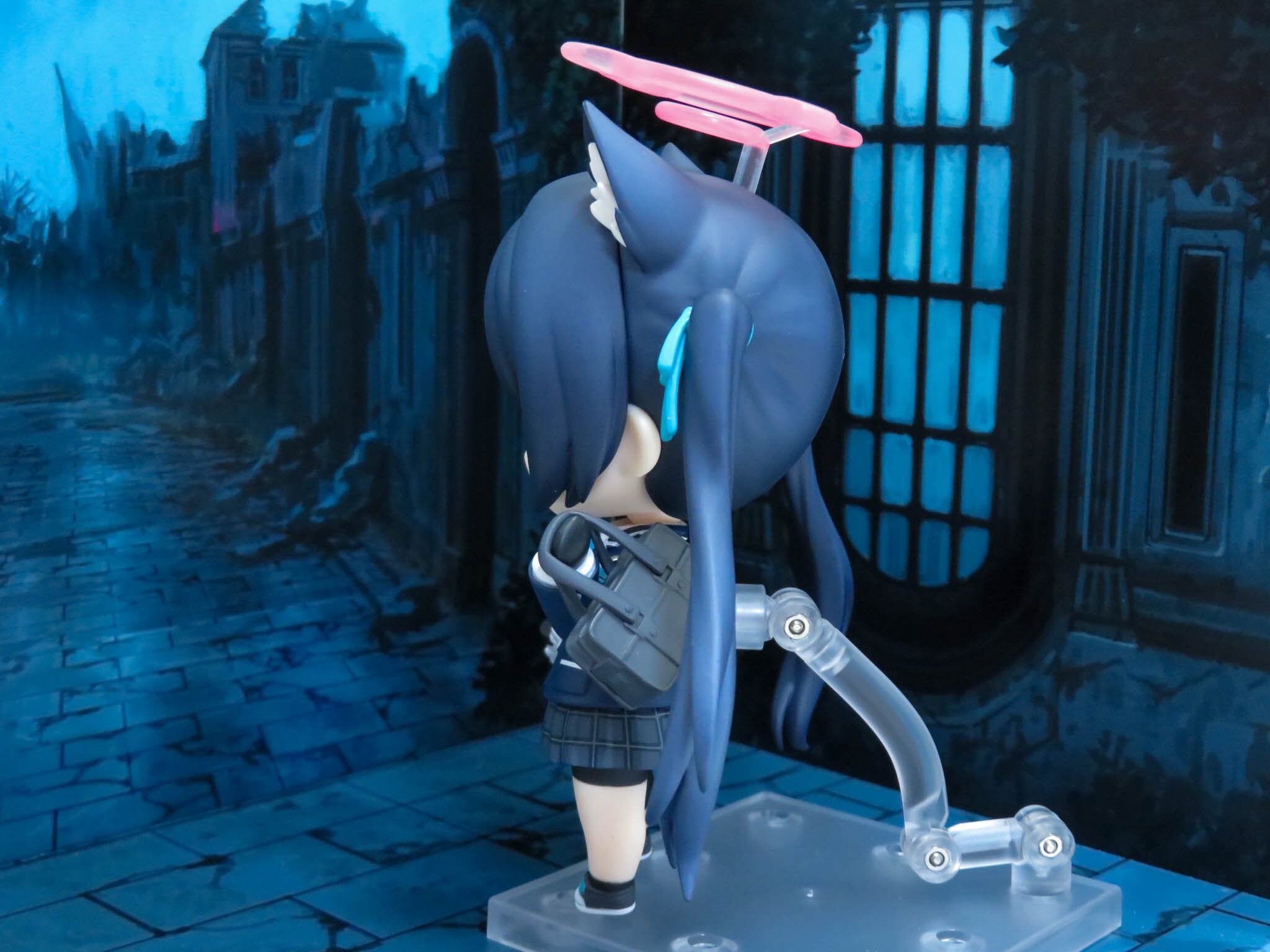 再入荷【2596】 黒見セリカ 髪パーツ ケモ耳ツインテール ねんどろいど