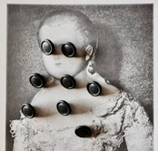 1900s フランス 漆黒の満月と世紀末的黒ボタンセット jais フレンチジェット アンティーク