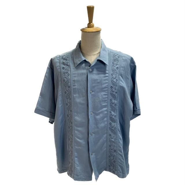 6947  Havana Shirt キューバシャツ　オープンカラーシャツ　2XL