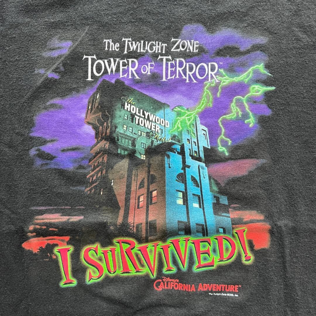 GF736 トワイライトゾーン タワーオブテラー ディズニー Tシャツ USA製