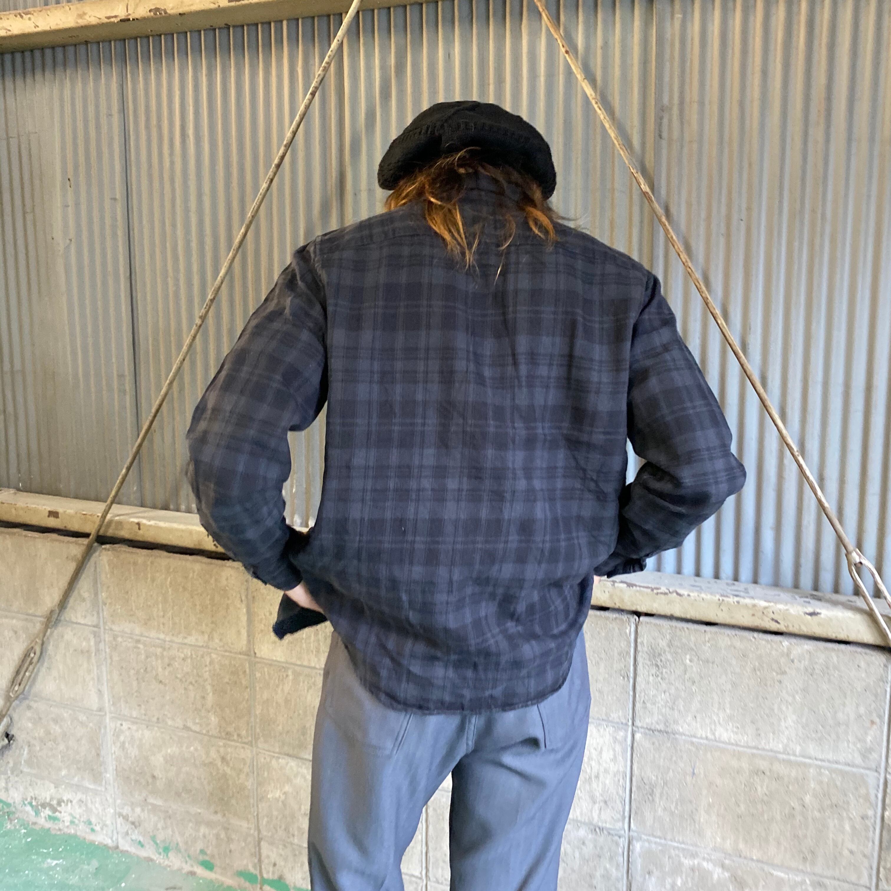 A.P.C アーペーセー 長袖 チェック柄 コットン×リネンシャツ ボタンダウンシャツ B.Dシャツ ブラック 黒 メンズS レディース 古着【長袖シャツ】 | cave 古着屋【公式】古着通販サイト powered by BASE