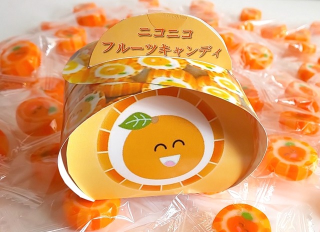 ニコニコフルーツキャンディ（みかん味　５個入）