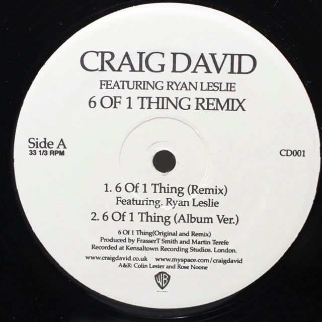 Craig David / 6 Of 1 Thing (Remix) [CD 001] - 画像2