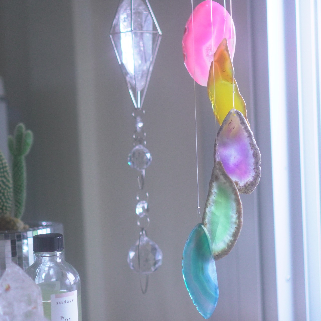 Neon Rainbow 03 - アゲートヒーリングチャイム / Agate Healing Chime 1173