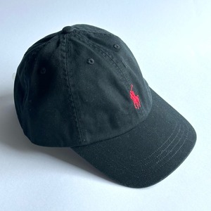 Ralph Laurenキッズコットンチノボールキャップ【54-57cm】Black