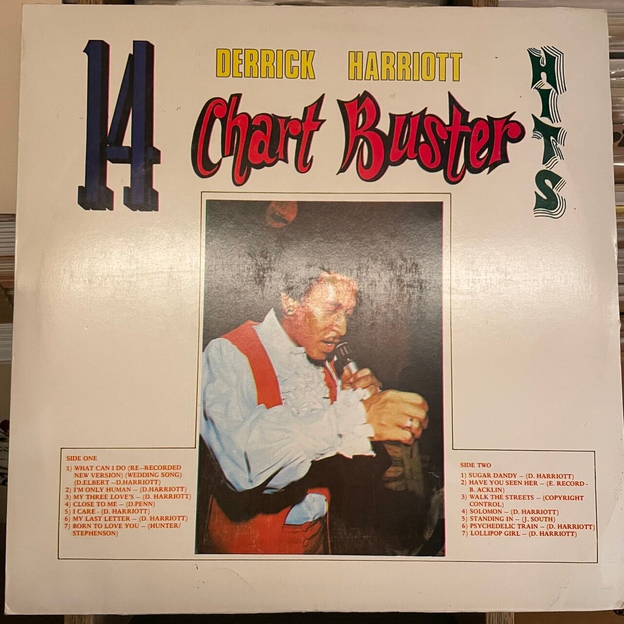 Derrick Harriott - 14 Chartbuster Hits【LP-70092】 | Jamaican Soul